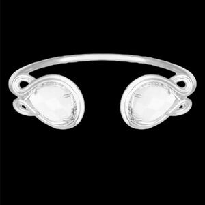 Kendra Scott Andy Bracelet in Silver & White Pearl